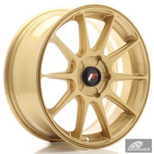 JR Wheels JR11 17x7 ET20-38 5H BLANK Gold