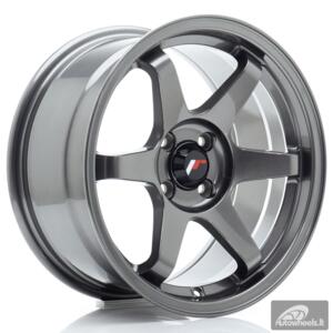 JR Wheels JR3 16x8 ET25 4x100 Gun Metal
