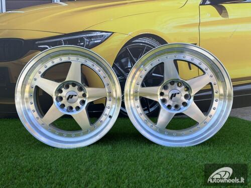 JR Wheels JR6 16x7 ET20-35 BLANK Silver Machined Face