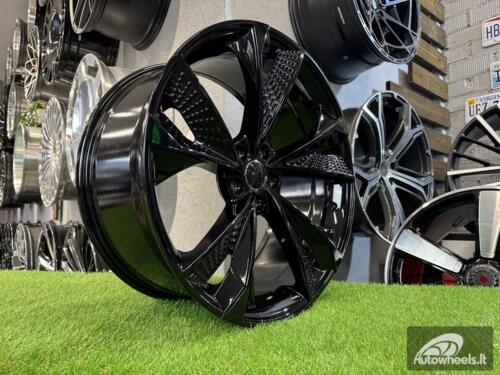 Ratlankis R20x8.5  5X112  ET  35  66.5  B1566  (XFE466)  Black (BL)  For AUD  (P2)  (HYBRID FORGED)