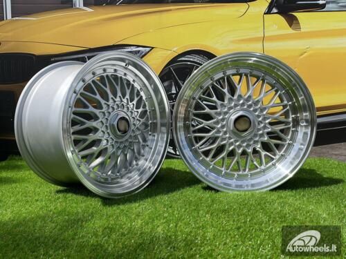 Ratlankis R17x7.5  8X100/108  ET  35  73.1  BY479  (XF135)  Silver+Polished Lip (SP)  For RACIN  (P1)  (Style BBS)