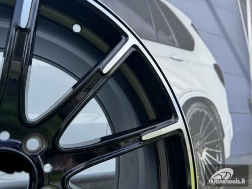 Ratlankis R19x8.5  5X112  ET  41  66.6  FE236  (XF120)  Black Polished (MB)  For MER  (P1)  (HYBRID FORGED New BRABUS (Front+Rear))