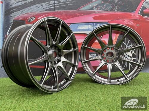 Ratlankis R19x8.5  10X114/120  ET  30  72.6  XF266  Hyper Black (HB)  For RACIN  (K4)  ( REAR+FRONT)
