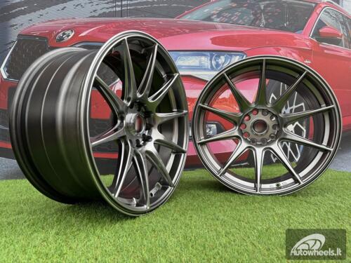 Ratlankis R19x8.5  10X114/120  ET  30  72.6  XF266  Hyper Black (HB)  For RACIN  (K4)  ( REAR+FRONT)