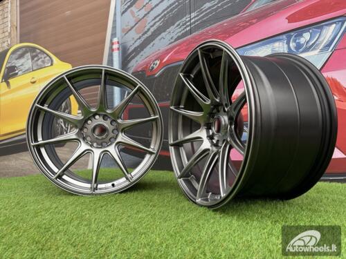 Ratlankis R19x8.5  10X114/120  ET  30  72.6  XF266  Hyper Black (HB)  For RACIN  (K4)  ( REAR+FRONT)