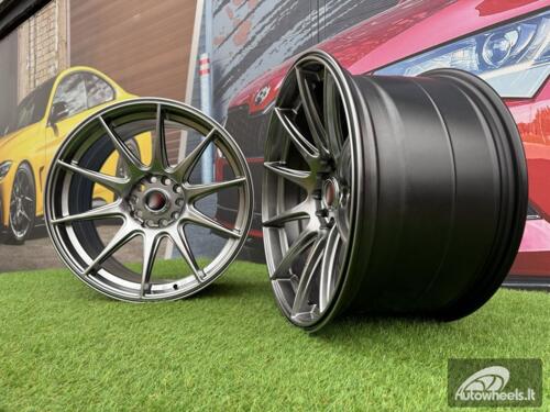 Ratlankis R19x8.5  10X114/120  ET  30  72.6  XF266  Hyper Black (HB)  For RACIN  (K4)  ( REAR+FRONT)