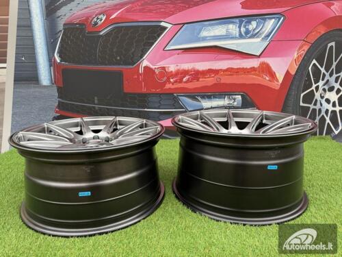 Ratlankis R19x8.5  10X114/120  ET  30  72.6  XF266  Hyper Black (HB)  For RACIN  (K4)  ( REAR+FRONT)