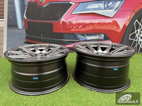 Ratlankis R19x8.5  10X114/120  ET  30  72.6  XF266  Hyper Black (HB)  For RACIN  (K4)  ( REAR+FRONT)