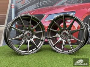 Ratlankis R19x8.5  10X114/120  ET  30  72.6  XF266  Hyper Black (HB)  For RACIN  (K4)  ( REAR+FRONT)