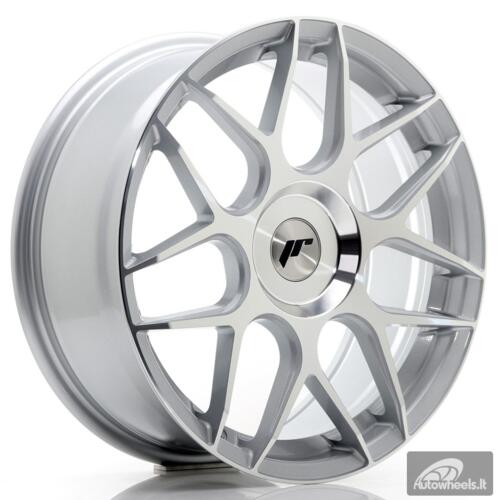 JR Wheels JR18 18x7,5 ET20-40 BLANK Silver Machined Face