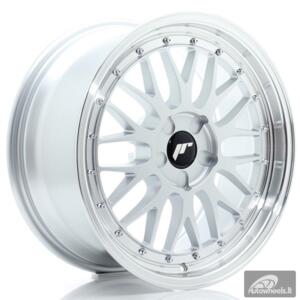 JR Wheels JR23 18x8 ET20-42 5H BLANK Hyper Silver w/Machined Lip