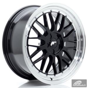 JR Wheels JR23 19x8,5 ET20-45 5H BLANK Gloss Black w/Machined Lip