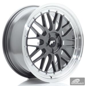 JR Wheels JR23 19x8,5 ET20-45 5H BLANK Hyper Gray w/Machined Lip