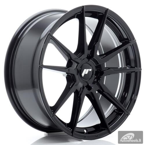 JR Wheels JR21 18x8 ET20-40 4H BLANK Glossy Black