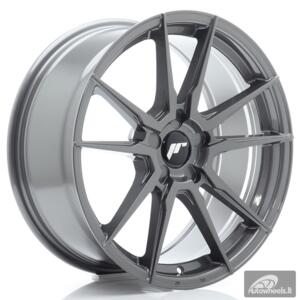 JR Wheels JR21 18x8 ET20-40 5H BLANK Hyper Gray