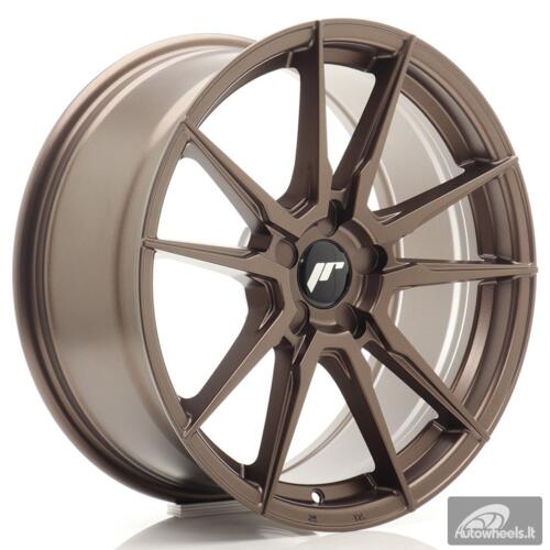 JR Wheels JR21 18x8 ET20-40 5H BLANK Matt Bronze