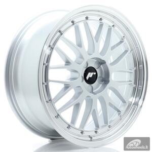 JR Wheels JR23 20x8 ET20-40 5H BLANK Hyper Silver w/Machined Lip