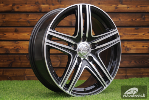 Ratlankis R15x6.5  5X105  ET  39  56.6  LU048  (048156584M)  Black Polished (MB)  For RACIN  (K3)  ()