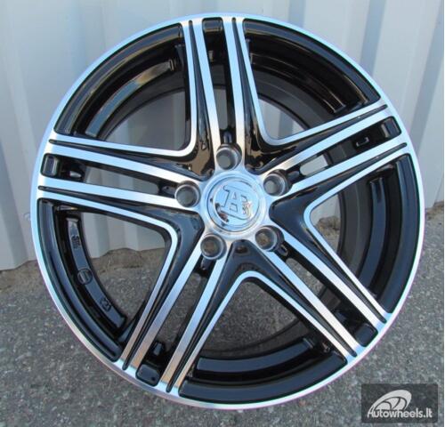 Ratlankis R15x6.5  5X105  ET  39  56.6  LU048  (048156584M)  Black Polished (MB)  For RACIN  (K3)  ()