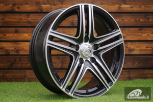 Ratlankis R15x6.5  5X105  ET  39  56.6  LU048  (048156584M)  Black Polished (MB)  For RACIN  (K3)  ()