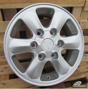 Ratlankis R15x6  6X139.7  ET  35  108.1  LU890  Hyper Silver (HS)  For 4X4  (K7)  (TOYOTA )