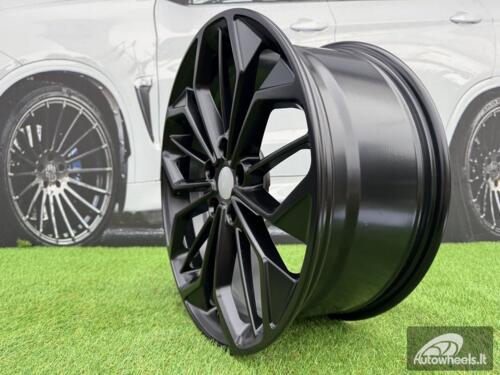 Ratlankis R18x8  5X108  ET  55  63.3  FE187  (IN5608)  Black Half Matt (BLHM)  For FORD  (P2)