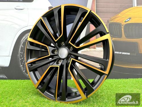 Ratlankis R19x8  5X112  ET  45  57.1  I0361  Black Polished Half Matt Cooper (MBHMC)  For SKODA  (P2)