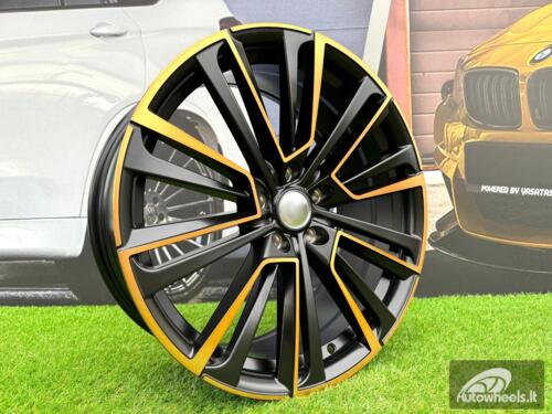 Ratlankis R19x8  5X112  ET  45  57.1  I0361  Black Polished Half Matt Cooper (MBHMC)  For SKODA  (P2)