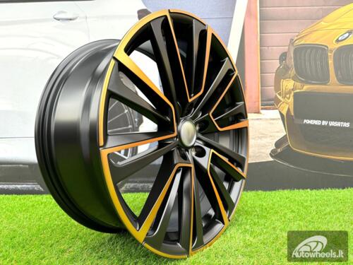 Ratlankis R19x8  5X112  ET  45  57.1  I0361  Black Polished Half Matt Cooper (MBHMC)  For SKODA  (P2)