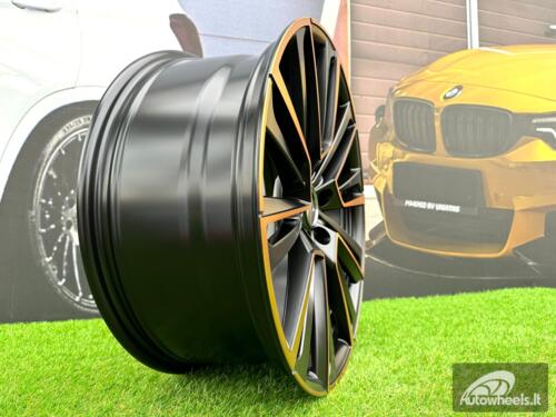 Ratlankis R19x8  5X112  ET  45  57.1  I0361  Black Polished Half Matt Cooper (MBHMC)  For SKODA  (P2)