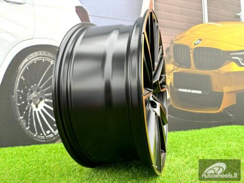 Ratlankis R19x8  5X112  ET  45  57.1  I0361  Black Polished Half Matt Cooper (MBHMC)  For SKODA  (P2)