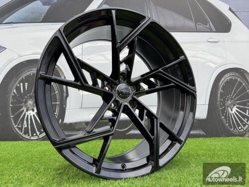 Ratlankis R19x8.5  5X112  ET  40  66.5  I5611  Black (BL)  For AUD  (Z5+K7)  (New ABT Style)