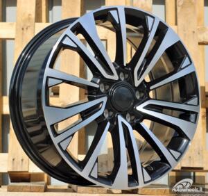 Ratlankis R18x8  5X120  ET  50  65.1  I1114  Black Polished (MB)  For VW  (Z6)
