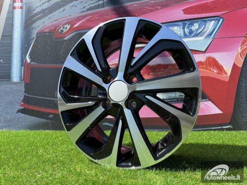 Ratlankis R16x6.5  4X100  ET  48  54.1  A423  (IN5429)  Black Polished (MB)  For HYUND  (Z5)