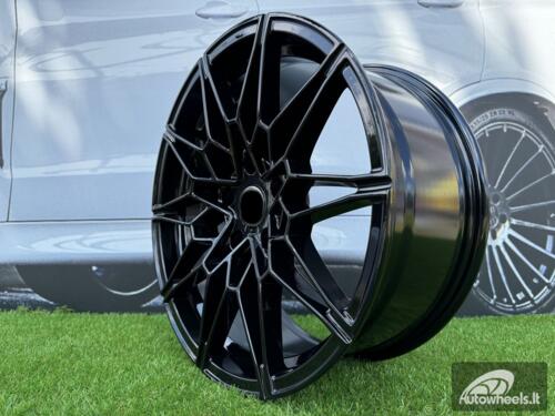Ratlankis R18x8  5X120  ET  34  72.6  I0293  Black (BL)  For BMW  (P2)  (Rear+Front)