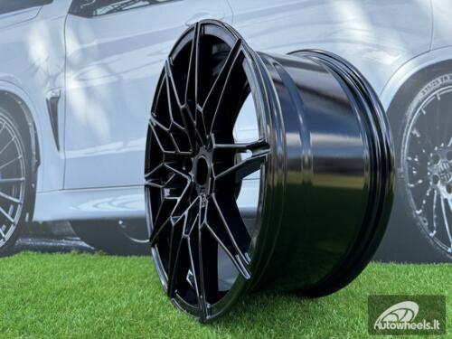 Ratlankis R18x8  5X120  ET  34  72.6  I0293  Black (BL)  For BMW  (P2)  (Rear+Front)