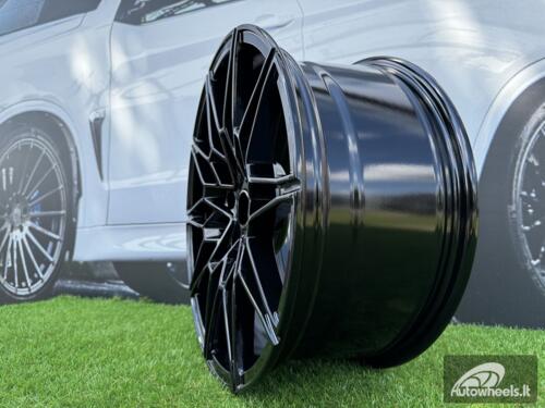Ratlankis R18x8  5X120  ET  34  72.6  I0293  Black (BL)  For BMW  (P2)  (Rear+Front)