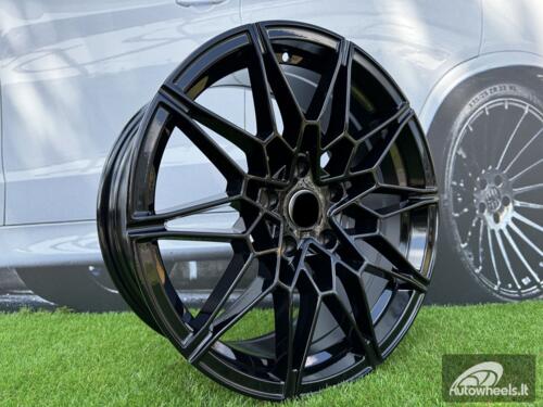 Ratlankis R18x8  5X120  ET  34  72.6  I0293  Black (BL)  For BMW  (P2)  (Rear+Front)