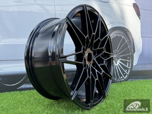 Ratlankis R18x8  5X120  ET  34  72.6  I0293  Black (BL)  For BMW  (P2)  (Rear+Front)