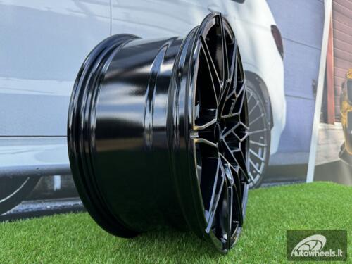 Ratlankis R18x8  5X120  ET  34  72.6  I0293  Black (BL)  For BMW  (P2)  (Rear+Front)