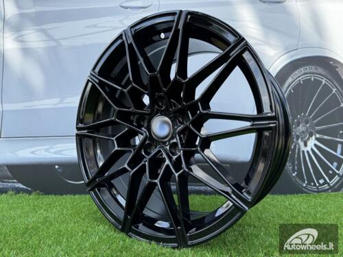 Ratlankis R18x8  5X120  ET  34  72.6  I0293  Black (BL)  For BMW  (Z5)  (Rear+Front)