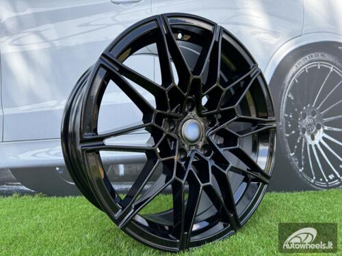 Ratlankis R18x8  5X120  ET  34  72.6  I0293  Black (BL)  For BMW  (Z5)  (Rear+Front)