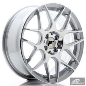 JR Wheels JR18 17x7 ET40 4x100 Silver Machined Face