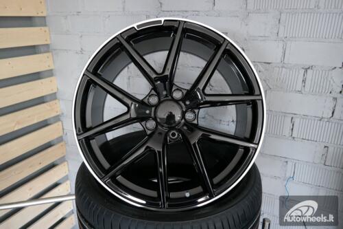 Ratlankis R20x10  5X130  ET  50  84.1  A8221  (XFE75)  Black+Polished Lip (BLPL)  For MER  (K4)  ()