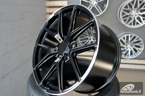 Ratlankis R20x10  5X130  ET  50  84.1  A8221  (XFE75)  Black+Polished Lip (BLPL)  For MER  (K4)  ()