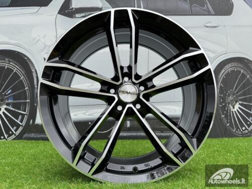Ratlankis R18x8  5X100  ET  40  73.1  D5276  Black Polished (MB)  For RACIN  (K4)  ( Style PDW)