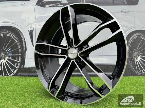 Ratlankis R18x8  5X100  ET  40  73.1  D5276  Black Polished (MB)  For RACIN  (K4)  ( Style PDW)