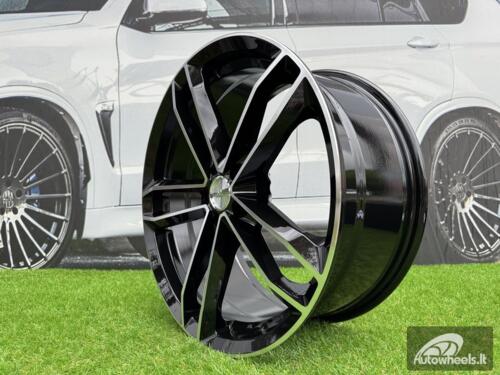 Ratlankis R18x8  5X100  ET  40  73.1  D5276  Black Polished (MB)  For RACIN  (K4)  ( Style PDW)