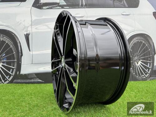 Ratlankis R18x8  5X100  ET  40  73.1  D5276  Black Polished (MB)  For RACIN  (K4)  ( Style PDW)