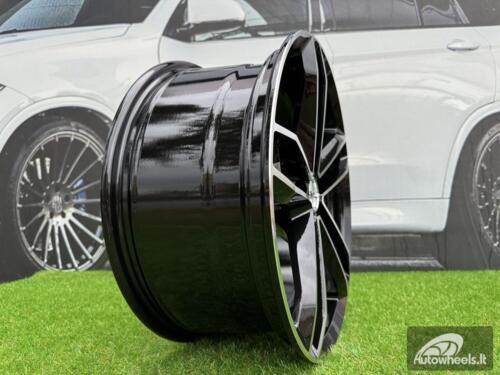 Ratlankis R18x8  5X100  ET  40  73.1  D5276  Black Polished (MB)  For RACIN  (K4)  ( Style PDW)